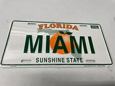 Miami Florida Aluminum License Plate picture