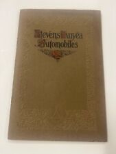 1908-1909 Stevens Duryea Automobile Sales Brochure Book picture
