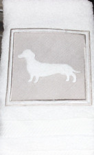SALE DACHSHUND Dog Breed Bathroom HAND TOWEL EMBROIDERED picture