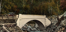Vintage Postcard Post 1907 Cold River Bridge Mohawk Trail Berkshire Hills MA picture
