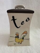 Vintage Rooster Tea Canister picture