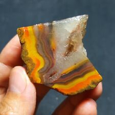 RARE 74.6g Natural rough Warring States Red Agate Crystal Healing 42A13+ picture