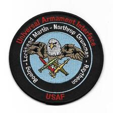 USAF UNIVERSAL ARMAMENT INTERFACE patch BOEING*LOCKHEED MARTIN*NORTHROP GRU picture