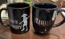 VTG  Harry Potter Muggle And Free Dobby Mugs Warner Brothers Entertainment (2) picture