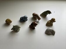 8 Wade Figurines Whimsies England Miniature Animal Figurines Parrot Dog Cat #N picture