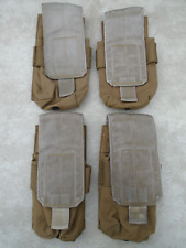 USMC Fire Force (SET OF 4) Coyote MOLLE Single / Double Mag Pouches picture