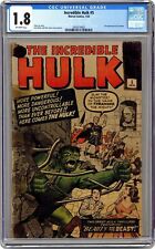 Incredible Hulk #5 CGC 1.8 1963 3956576002 picture