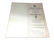 APRIL 1962 SAL SEABOARD AIR LINE NORTH SOUTH FLORIDA DIVISION TIMETABLE #7 picture