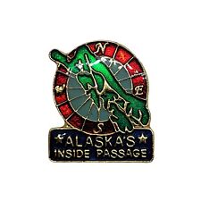 Alaska's Inside Passage Travel Pin - Compass picture