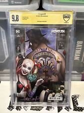 Penguin #1 Signed By NATHAN SZERDY CBCS 9.8 Incentive Variant Cover Harley Quinn picture