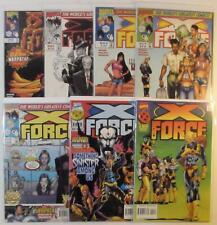 1995 X-Force Lot of 7 #44,57,68,70,71,72,73 Marvel 1st Series Comic Books picture