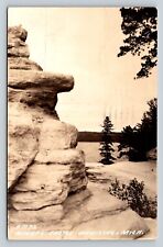 c1939 RPPC Miner's Castle MUNISING Michigan MI VINTAGE Postcard 1c picture
