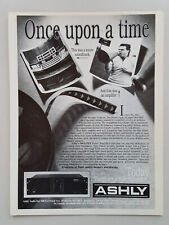 1989 Ashly MOS-FET Power Amplifiers Film Megaphone Vintage Magazine Print Ad picture