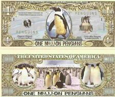 Penguins Emperor Little Blue Chilly Willy Million Dollar Bills x 2 picture