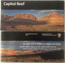 Capitol Reef National Park NP Brochure Map NPS Guide 2023. picture