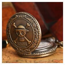 One Piece Anime Keychain Anime Merch Pocket Watch Keyring Vintage Best Gift Item picture