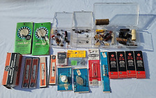 Mixed Lot 60+ Resistors, Capacitors, Transistors, RCA, GE, Vintage Radio Parts picture