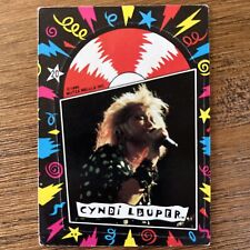 Vintage 1985 Topps CYNDI LAUPER TRADING CARD STICKER # 20 picture