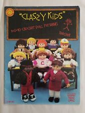 Classy Kids Classroom Crochet Soft Sculpted Doll Patterns Teacher Students  picture