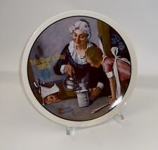 Mothers Day 1982 Limited Edition Norman Rockwell Cooking Lesson Collector Plate picture