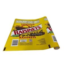 Nestle Raisinets Chocolate Candy Bar Wrapper Partial Factory Uncut Roll #1 picture