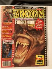 August 1988 FANGORIA HORROR MAGAZINE # 76 w POSTER FRIGHT NIGHT PART 2 The BLOB picture