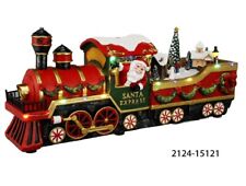 HOLIDAY TIME CHRISTMAS TRAIN WITH SANTA HOLIDAY TIME  BRAND NEW  picture