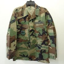 U.S. Air Force Sergeant Patch Hot Weather Woodland Camo Blouse Small Short 1996 picture