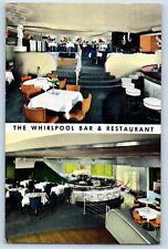 Niagara Falls New York Postcard Whirlpool Bar Restaurant c1955 Vintage Antique picture
