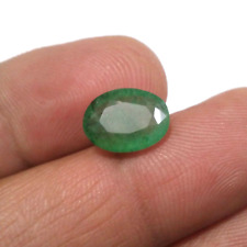 Ultimate Zambian Emerald Oval Shape 3.55 Crt Unique Green Faceted Loose Gemstone picture