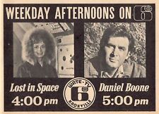 1972 WATE KNOXVILLE,TENNESSEE TV AD LOST IN SPACE & DANIEL BOONE June Lockhart picture