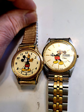 Vintage Lorus Disney Mickey Mouse Quartz Watches, Day-date   LOT OF 2 picture