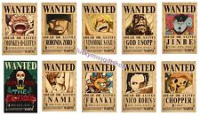 10 Pcs Anime One Piece Luffy Straw Hat Pirates Wanted Poster HIGH QUALIT picture