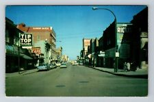 Brandon- Manitoba, Downtown View of Brandon, Vintage Chrome Postcard picture