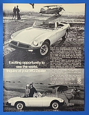1977 British Leyland Motors MGB: the wide open sports car Vtg Magazine Print Ad picture