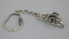 Ram's Head Sterling Silver Keychain -High Quality Item-Nobility- Ancient Greece  picture