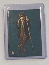 Bilbo Baggins Platinum Plated Artist Signed Lord Of The Rings Trading Card 1/1 picture