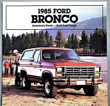1985 FORD BRONCO PREMIUM SALES BROCHURE CATALOG ~ 11