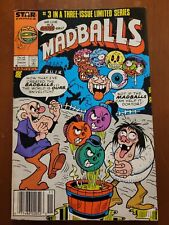 MADBALLS #3 1986 STAR / MARVEL COMIC 5.0-6.0 First Print Bagged And Boarded CS picture