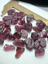 30 Grams / 34 Piece / Natural Rough Red Garnet From Tanzania Mine, Open Quality picture