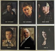 2016 Cryptozoic Supernatural Seasons 4-6 Characters Complete Set Of 6 Cards picture