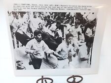 vintage AP wire press photo bullfight pamplona running of the bulls 4 prints picture