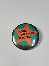 Rock Against Racism Button Pin 1.5