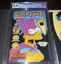 Simpsons Comics 1 CGC 9.4 W/ Poster 1st Simpsons In Comics 1993 New Case picture