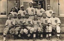 1910s RPPC Baseball Team Real Photo Postcard GHS High School Base Ball NICE picture