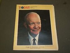 1969 APRIL 13 THE PHILADELPHIA INQUIRER NEWSPAPER - DWIGHT EISENHOWER - NP 3442 picture