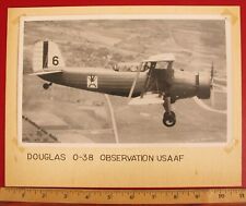VINTAGE PHOTOGRAPH DOUGLAS 0-38 OBSERVATION USAAF MILITARY AIRPLANE BIPLANE  picture