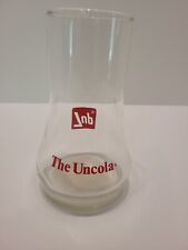 Vintage 7Up The Uncola Upside Down Soda Cola Glass picture