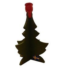 LARSSONS TRA Sweden Spruce GREEN Wooden Christmas Candle TREE 5