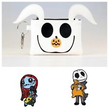 Zero -The Nightmare Before Christmas Disney Coin Mini Bag Wallet PLUS 2 PINS picture